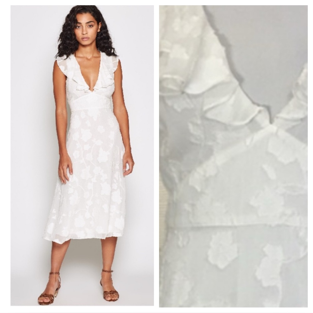 NWT! JOIE Adella Floral Embroidered Dress